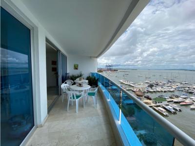 Venta apartamento Manga vista a la bahía, 160 mt2, 4 habitaciones